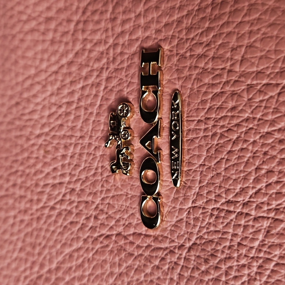 Coach Kacey Satchel Blush Pink Leather - Picture 9 of 9
